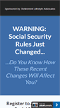 Mobile Screenshot of bestsocialsecurityoptions.com